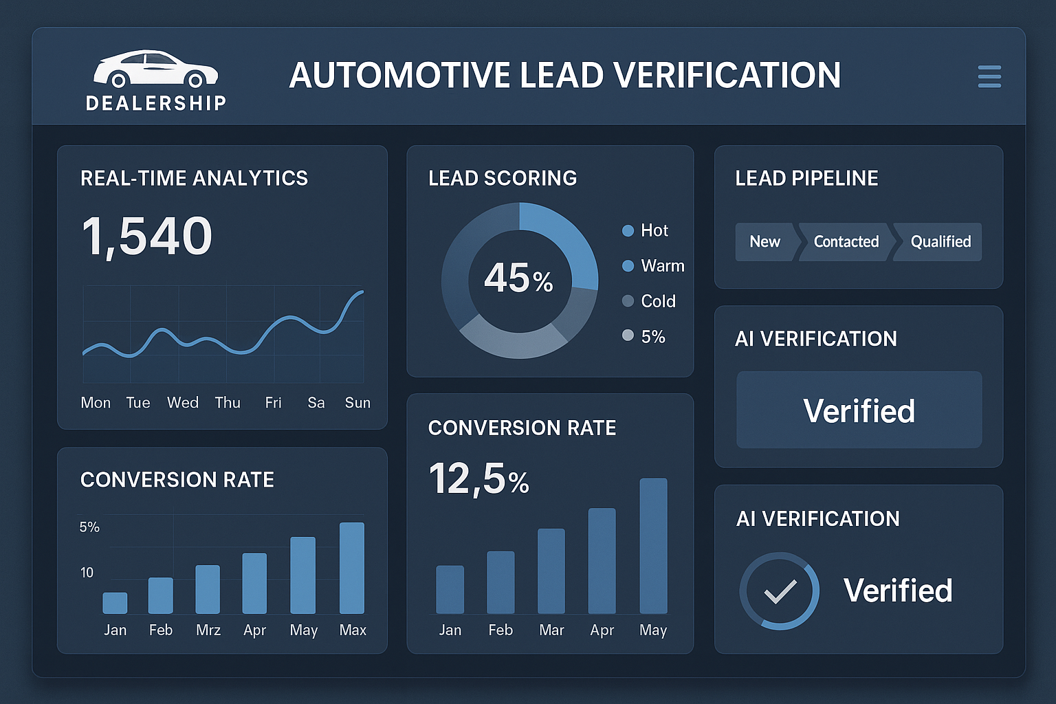 AI-Powered Lead Verification Dashboard
